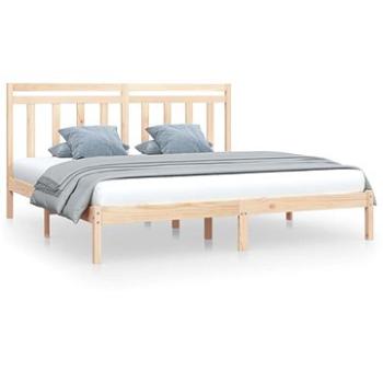 Rám postele masívne drevo 200 × 200 cm, 3105270