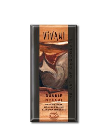 Čokoláda tmavý nugát VIVANI 100 g