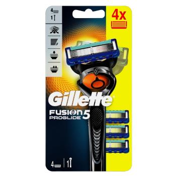 GILLETTE Fusion5 ProGlide Holiaci strojček + Náhradná hlavica 4 ks