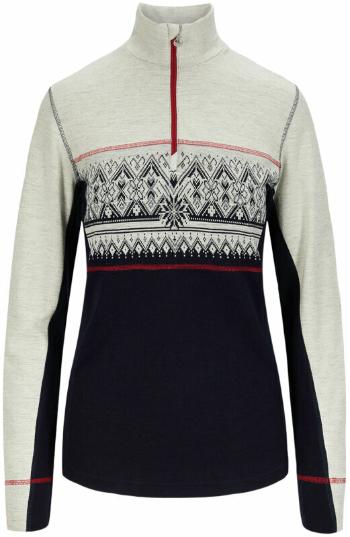 Dale of Norway Moritz Basic Womens Sweater Superfine Merino Navy/White/Raspberry XL