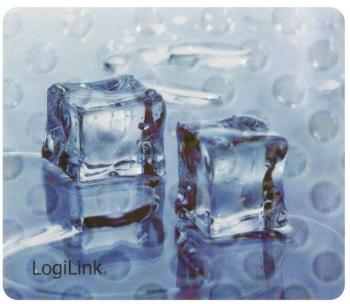 LogiLink ID0152 3D Design "Ice Cube" podložka pod myš  modrá (š x v x h) 210 x 0.5 x 180 mm
