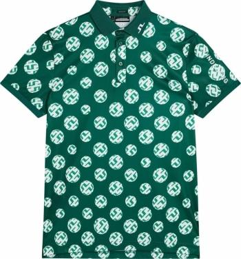 J.Lindeberg Tour Tech Regular Fit Print Polo Rain Forest Sphere Dot 3XL