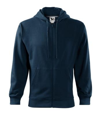 MALFINI Pánska mikina Trendy Zipper - Námornícka modrá | XL