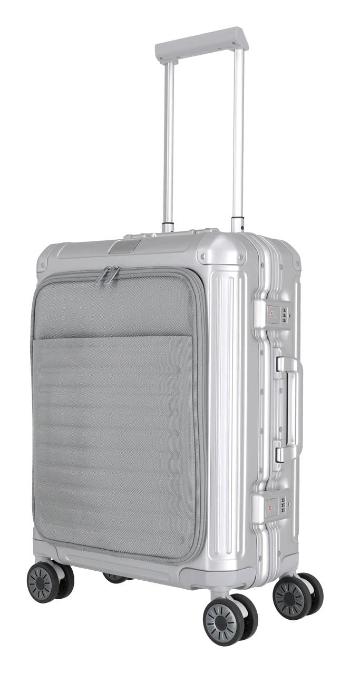 Travelite Next 4w S Front pocket Silver