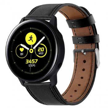 Samsung Galaxy Watch 3 41mm Leather Italy remienok, Black