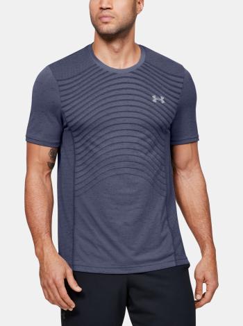 Modré pánské tričko Seamless Wave Under Armour