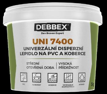 DEN BRAVEN UNI 7400 - Lepidlo na PVC a koberce 5 kg svetlo béžová