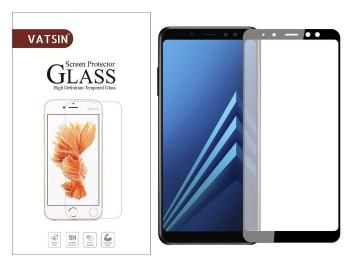 3D Temperované sklo Samsung Galaxy A8 2018 (A530) čierne