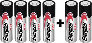 Energizer Max 4+2 tužková batéria typu AA alkalicko-mangánová  1.5 V 6 ks