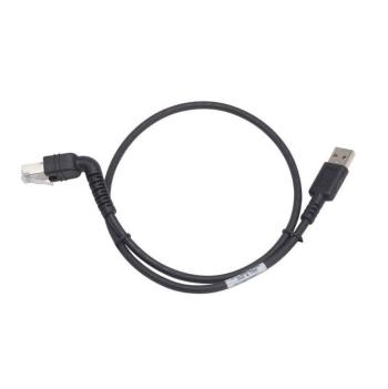 Zebra connection cable, USB, angled