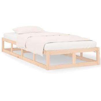 Rám postele 100 × 200 cm masívne drevo, 820786