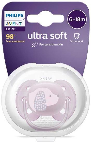 Philips AVENT Cumlík Ultrasoft Premium 6-18m fialová 1 ks