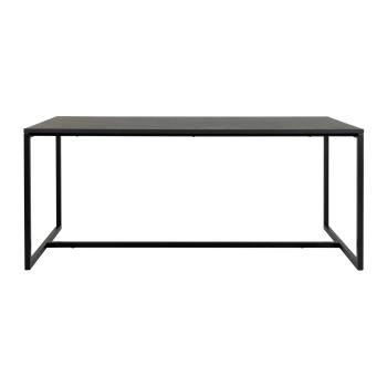 Čierny jedálenský stôl Tenzo Lipp, 180 x 90 cm