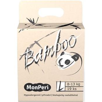 MonPeri Bamboo EKO L (veľ. 4) 8 – 13 kg, 19 ks (8594169731537)