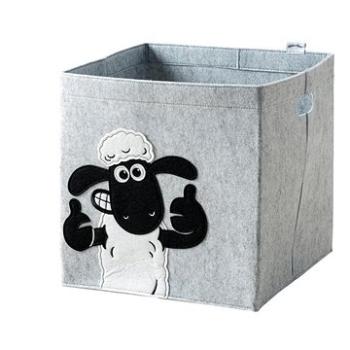 Lifeney Box úložný OVEČKA SHAUN, 33 × 33 × 33 cm (833326)