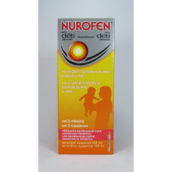 Nurofen pre deti perorálna suspenzia jahoda 100 ml