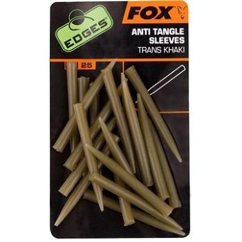 FOX Edges Anti Tangle Sleeves Trans Khaki 25ks (5055350241028)