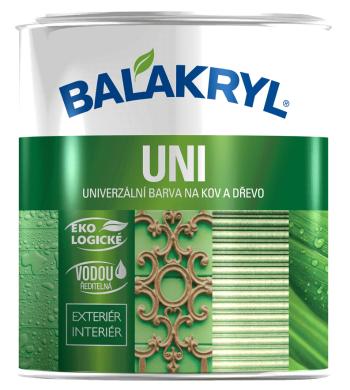 BALAKRYL UNI satén - Univerzálna vrchná farba 0,7 kg 0199 - čierna