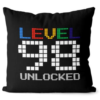 Vankúš Level unlocked (vek: 98, Velikost: 40 x 40 cm)