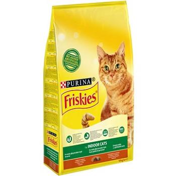 Friskies Indoor pre mačky žijúce prevažne v byte s kuraťom a so zeleninou 10 kg (3222270195980)