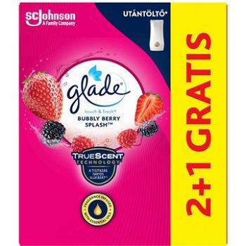 GLADE Touch & Fresh Bubble Berry Splash náplň 3× 10 ml (5000204256536)