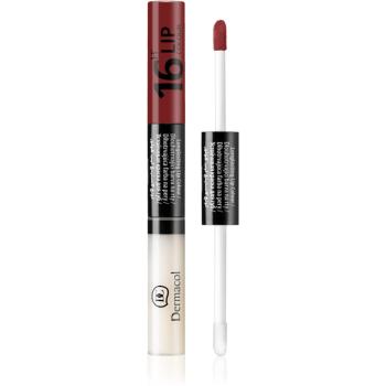 Dermacol 16H Lip Colour dlhotrvajúca dvojfázová farba a lesk na pery odtieň 12 4.8 g