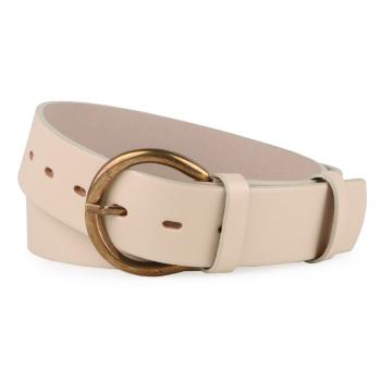 Penny Belts Dámský kožený opasek 12544 krémový - 95