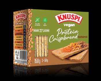 Knuspi vegánske proteínové plátky natural 150g