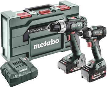 Metabo BSL+SSD200LTBL -aku vŕtací skrutkovač, aku rázový uťahovač  + akumulátor, vr. nabíjačky