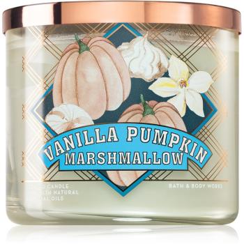 Bath & Body Works Vanilla Pumpkin Marshmallow vonná sviečka I. 411 g