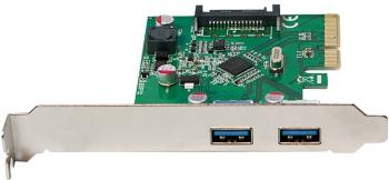 LogiLink PC0080 2 porty kontrolná karta USB 3.1 USB-A PCIe