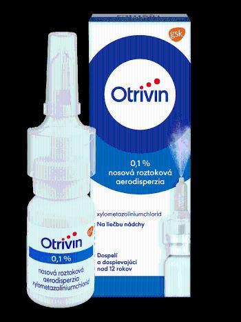 Otrivin 0,1% nosový sprej na upchatý nos 10 ml