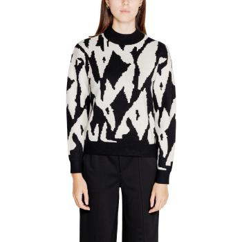 Vero Moda  VMGOLD NEW ART LS HIGHNECK PULLOVER GA 10311357  Svetre Čierna