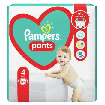 PAMPERS Pants veľ.4 Plienkové nohavičky 9-15 kg 25 ks