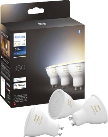 Philips Lighting Hue LED žiarovka 871951434280400 En.trieda 2021: G (A - G) Hue White Ambiance GU10 Dreierpack 3x230lm G