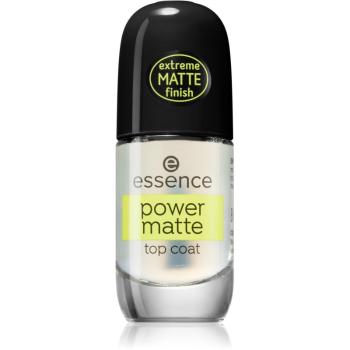Essence Power Matte vrchný gélový lak pre matný vzhľad 8 ml