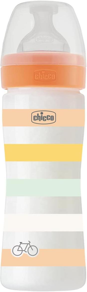 CHICCO Fľaša dojčenská Well-being silikón uni 250 ml