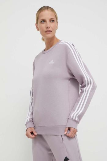 Mikina adidas dámska, ružová farba, s nášivkou, IR6081