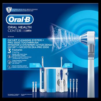 Oral B Center (Elektrická kefka Pro 2000 + Oxy Jet)