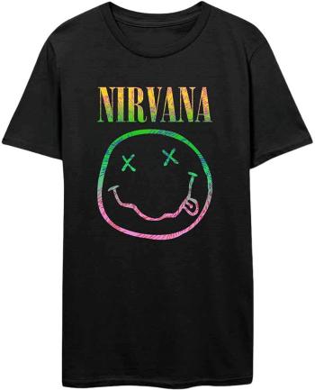 Nirvana Tričko Sorbet Ray Smiley Black M