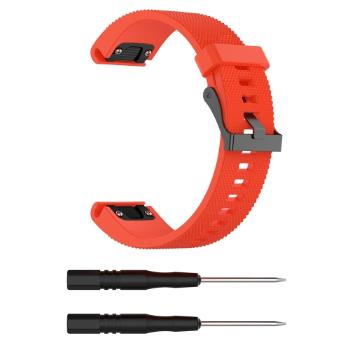 SILICONE Remienok Garmin Fenix 5S / 5S Plus / 6S oranžový