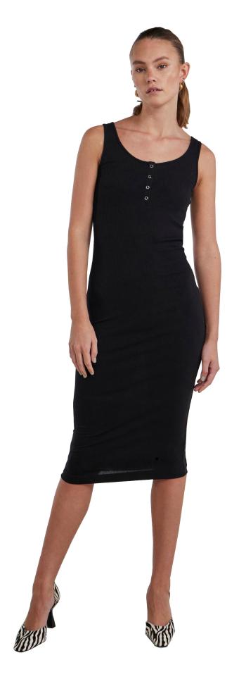 Pieces Dámske šaty PCKITTE Slim Fit 17112261 Black M