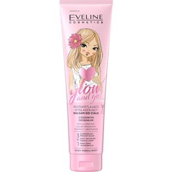 Eveline Cosmetics Glow & Go vyhladzujúci telový balzam s trblietkami 150 ml