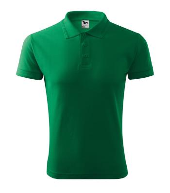 MALFINI Pánska polokošeľa Pique Polo - Stredne zelená | XL