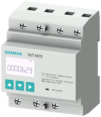 Siemens 7KT1671 merací prístroj Meracie zariadenie SENTRON 7KT PAC1600 LCD