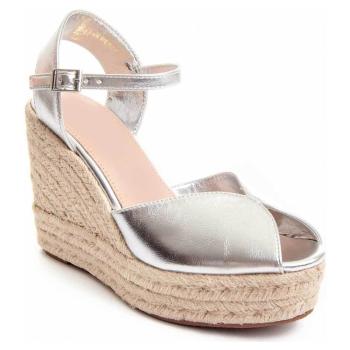 Leindia  88494  Espadrilky Strieborná