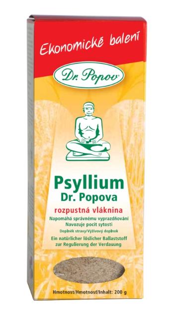 Dr. Popov Psyllium rozpustná vláknina 200 g