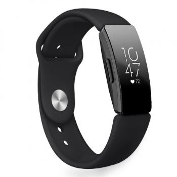 Fitbit Inspire Silicone (Large) remienok, Black (SFI009C07)