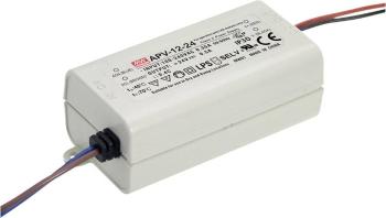 Mean Well APV-12-15 napájací zdroj pre LED  konštantné napätie 12 W 0 - 0.8 A 15 V/DC bez možnosti stmievania, ochrana p