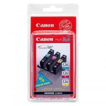 CANON CLI-526 - originálna cartridge, farebná, 3x9ml